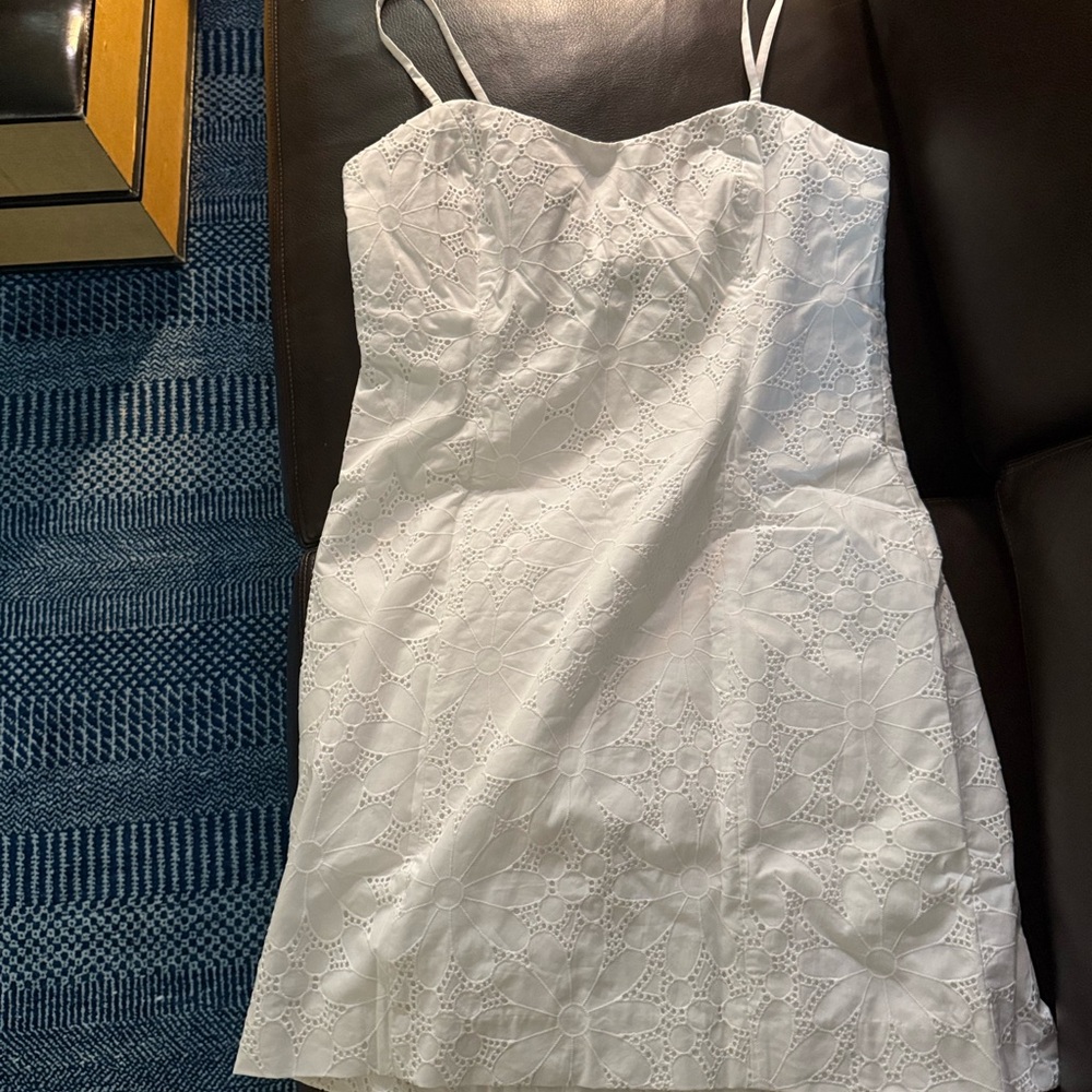 Lilly Pulitzer White Dress -Shelli Eyelet Dress - Picture 7 of 14